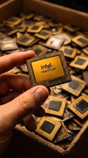 Old CPU = GOLD 😱 | Scrap Processor Hidden Value #shorts