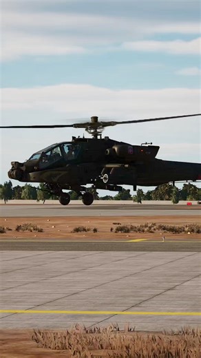 2K views · 64 reactions | Apaches (1-82 "The Wolfpack") leaving station somewhere overseas | DCS World . . . . . #dcsworld #eagledynamics #flightsim #apache #aviation | Black Hornet Sim | Facebook