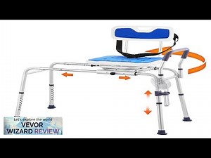 VEVOR Sliding Tub Transfer Bench Shower Chair with 360 Degree Swivel Seat Review