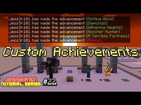 How to create Custom Advancements using commands (Bedrock Edition) 1.16+ - Tutorial Series #022