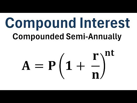 Semi Annually Compound Interest Formula (With Example)