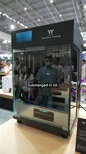 Linus Tech Tips on Instagram: "Insane Oil cooled PC Case from Thermaltake! shortlinus.com betterlttstore.com mybossisveryshort.com firecolton.com linusfacetips.com"