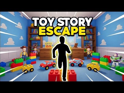 TOY STORY ESCAPE 🤠 Immersive Interactive Warm Up | Andy is Coming! | Viral Interactive Game