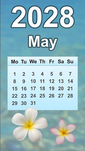 May 2028 Calendar