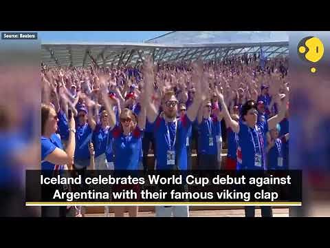 Iceland's famous 'viking clap' rocks Russia