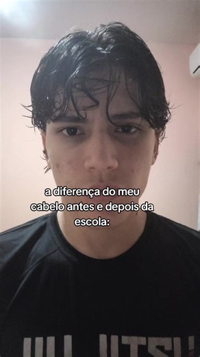 Transformação de Cabelo Masculino: Antes e Depois da Escola