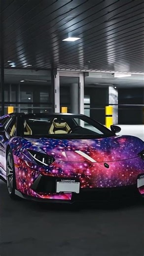 🎨 Lamborghini Aventador Galaxy Wrap – Interstellar Flex 🌌🚀#restinLUX #luxury #wildwraps