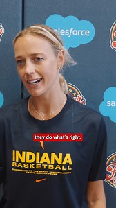 "They're not only phenomenal athletes, they're phenomenal people." Sophie Cunningham on building team chemistry 🧪 | Indiana Fever