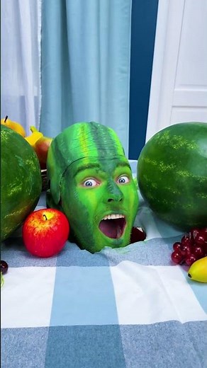 Watermelon Head Prank: Hilarious Food Art! 🍉😂