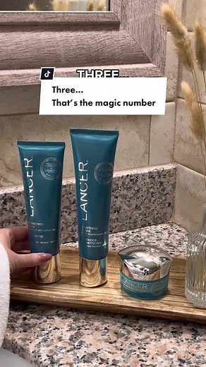Three is the magic number when it comes to the famous 3-Step Lancer Method. This routine completely helps the skin renew itself, leaving your skin looking bright, hydrated, and smooth. #3stepskincareroutine #minimalistskincare #skincaremusthave #skincareroutine #lancerskincare #antiagingskincare #antiaging