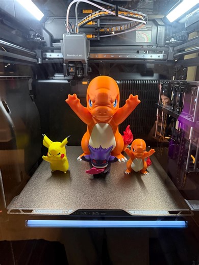 3D Printed Charmander Window Display and More - Etsy