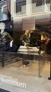 Join our visual merchandiser behind the scenes as she creates stunning fall window displays! 🍂✨ Immerse yourself in rich fall hues and discover timeless pieces from our new collection. Visit us to experience the season’s beauty up close. | Summum