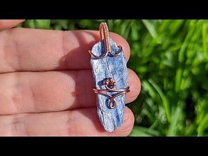 Raw Crystal Shard Pendant Wire Wrapping Tutorial