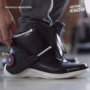 Meet ‘Digitsole -- an ultra-light 'smartshoe' with auto-tightened laces. | In The Know