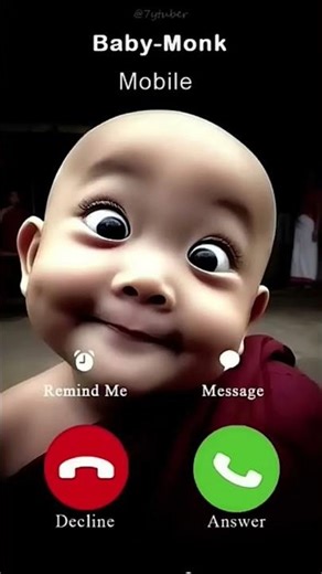 when #funny call and baby monk call #newvideo #viralvideo #please support me