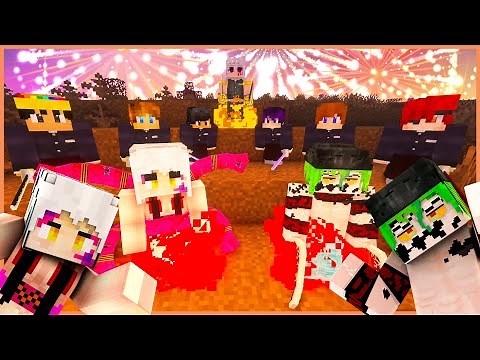 Daki and Gyutaro VS 6 Hunters | Minecraft Demon Hunt