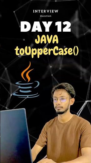 How To Use toUpperCase() Method in Java | Java String Methods for Beginners #coding #shorts