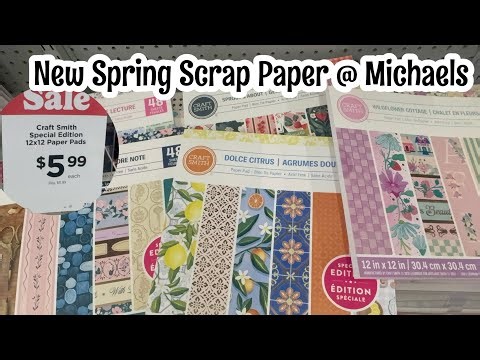 New Paper @ Michaels $5.99 / Shop With Me