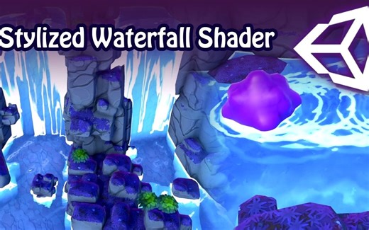 Unity _ Stylized Waterfall Shader