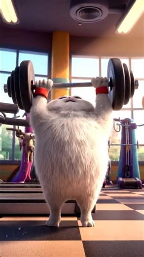 This Fat Cat Quit Chocolate and Became a Beast 💪😱 #Shorts #CatTransformation #motivation