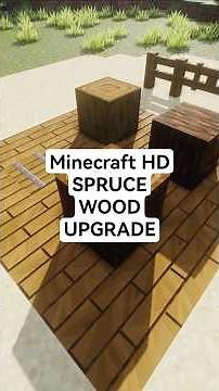 First look: Minecraft Spruce Wood HD Textures - Silly Blaze HD