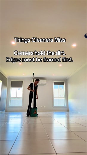 Things Cleaners Miss Corners hold the dirt. Edges must be framed first. #cleaners #miss #dirt