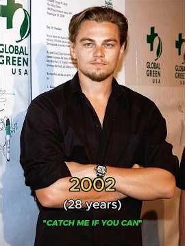 Leonardo DiCaprio evolution from 1991 to 2025 🎬 #leonardodicaprio #titanic #thenandnow