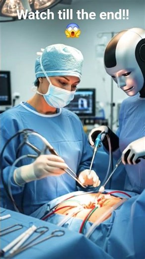 Robotic Precision:When a robot performs heart surgery!!😱 #shorts