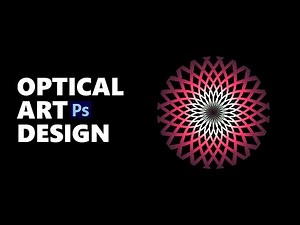 Abstract Optical Art Design Tutorial | Illusion in Photoshop