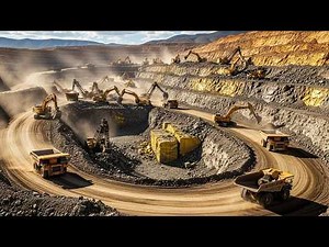 Inside The Underground Gold Mine: From Deep Earth Extraction To Shining Gold Bars | Premium Process