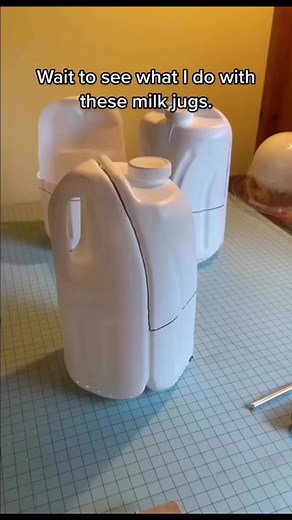 🌼 Upcycle Alert! 🌼Looking for a fun and creative way to give those empty milk jugs a new lease on life? 🥛🌱 How about transforming them into adorable flower planters? 🌺🌿Here's a simple and eco-friendly DIY project that will not only spruce up your garden but also reduce waste. 🌎✨Step 1: Gather your materials. You'll need clean, empty milk jugs, scissors, potting soil, and your favorite flower seeds or small plants. ✂️🌱Step 2: With the scissors, carefully cut off the top portion of the mil