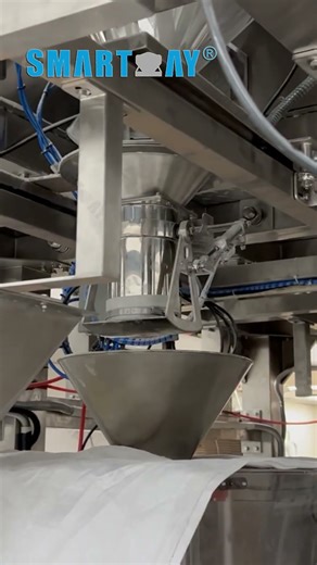 Sugar Multihead Weigher with Gusset Bag VFFS, Speed at 40 bpm #machine #packingmachine #vffs