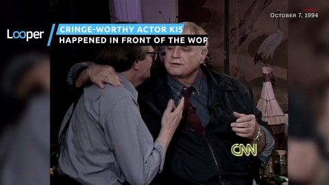 Cringe-worthy actor kisses that happened in front of the world