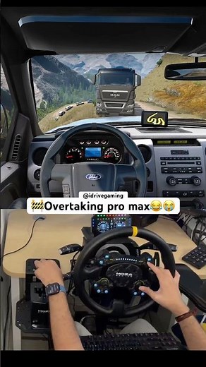 ⚠️ ULTIMATE Overtaking Challenge | Ep. 6 | Euro Truck Simulator 2 | Steering Wheel Gameplay #shorts