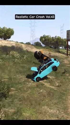 Realistic Car Crash High Speed Vol. 42 💥🚗 | GTA 5 Shorts