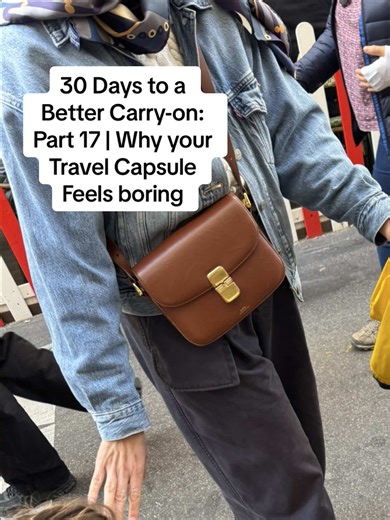 ✈️If your travel capsule feels a little too basic… accessories are the fix. ✨ Same outfits, different vibe without packing more. Part 17 of 30 Days to a Better Carry-On✈️