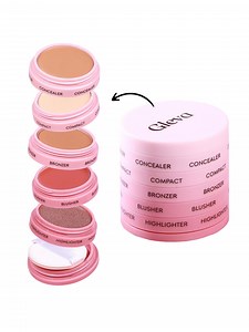 Buy Gleva 5 In 1 Makeup Stack Concealer, Compact, Bronzer, Blusher, Highlighter 20g -  - Personal Care for Women
