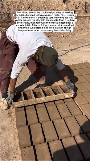 Traditional Clay Brick Making Process