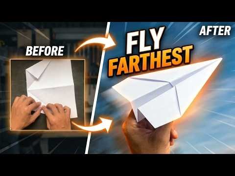 Paper Plane King | Flapping Wings Airplane that Flies Far