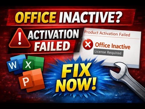 Fix Microsoft Office Activation Failed in 2 Minutes | Works 💯