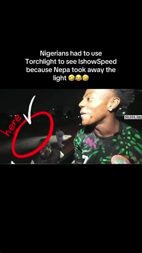 Nigerians had to use Torchlight to see IshowSpeed because Nepa took away the light 🤣😂🤣 #PenyahBlogMedia #PenyahBlog