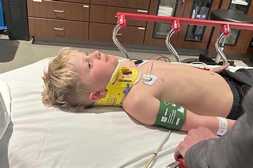 'Complete miracle': Boy, 8, jumping on trampoline survives being thrown by wind 20 feet in air - East Idaho News