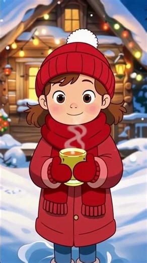 Winter Winter | Cute Kids Winter Poem | Snowfall Cartoon Video Shorts #animation