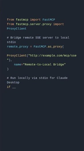 FastMCP Proxy Server Patterns - Part 4/13
