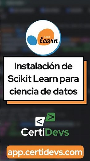 Instalación de Scikit Learn con Python para Ciencia de datos e Inteligencia Artificial
