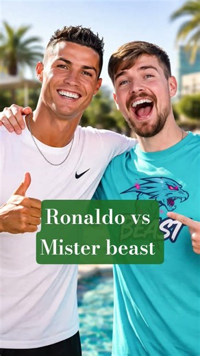 Ronaldo vs Mr beast real best picture happy mode
