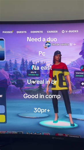 Need a duo add me #fortnite #fyp #fortnitetiktok #viral #viraltiktok | fortnite