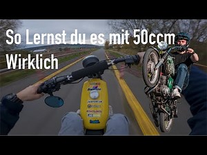 WHEELIES mit originaler Simson lernen | 50ccm | Tutorial | simson.junkie