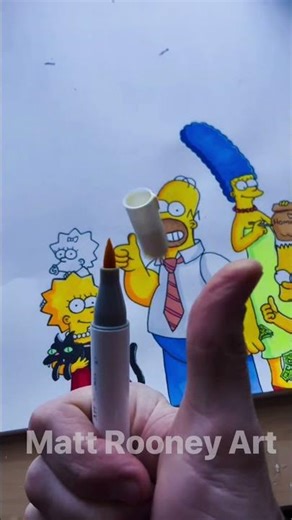 Drawing Maggie Simpson