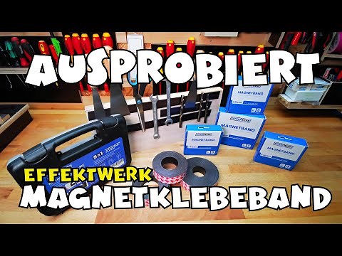 Wie funktionierts: Effektwerk Magnetklebeband mit 3M Kleber